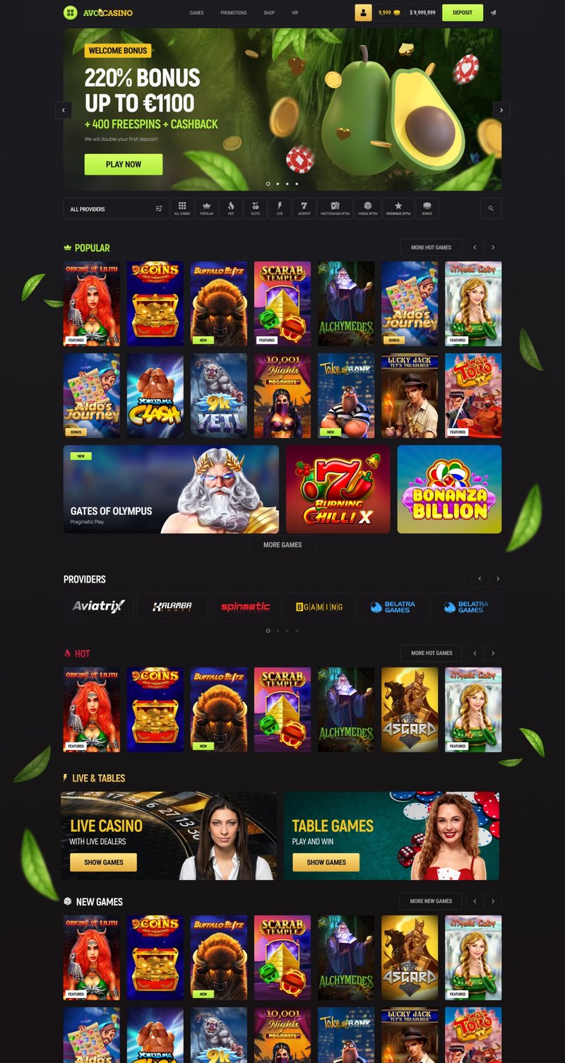 Avocasino app in Global